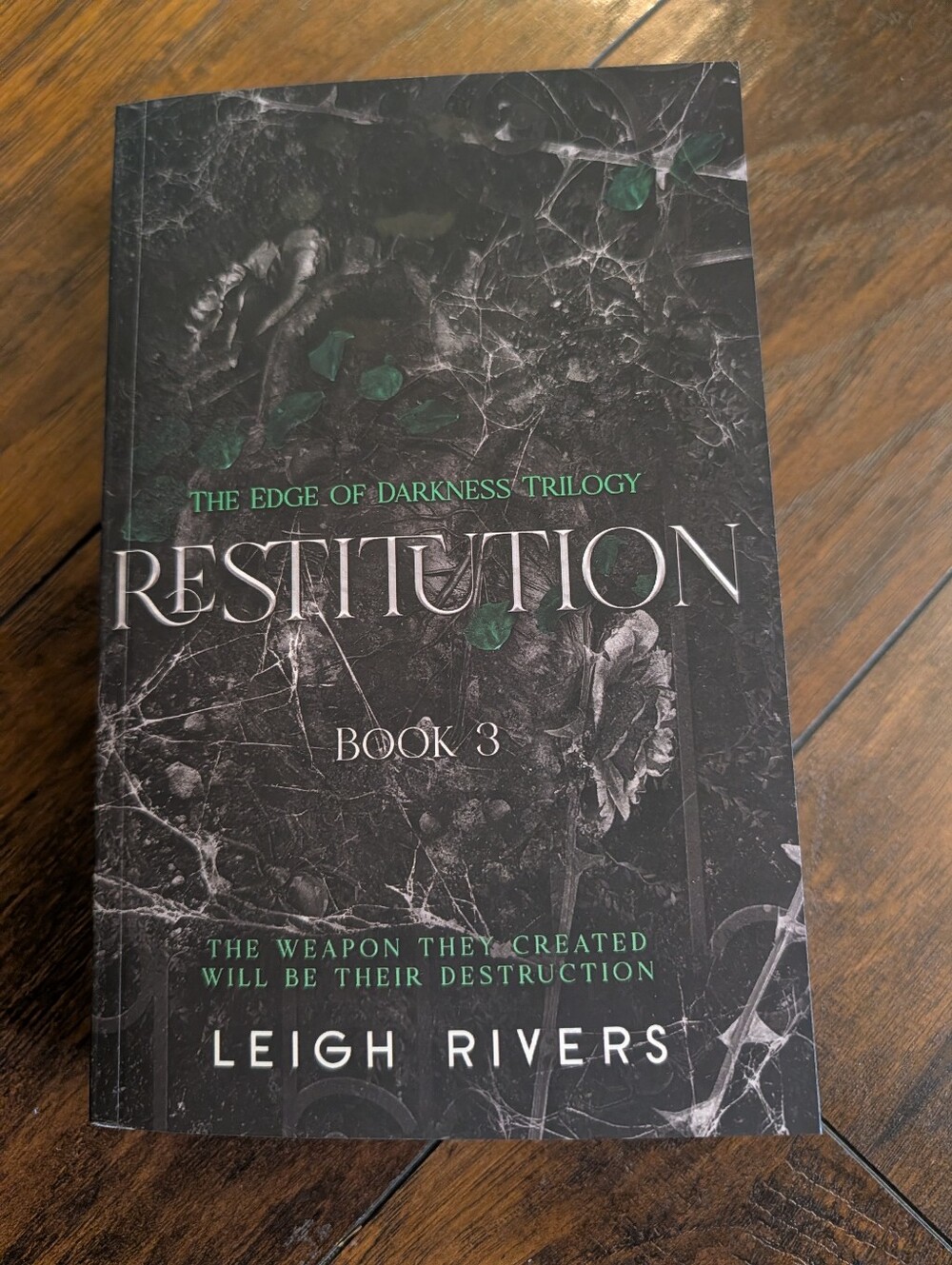 NWT Restitution: The Edge Of Darkness Trilogy Book 3 Paperback By Leigh Rivers